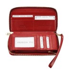 Portfel damski ze skóry-pojemne wnętrze