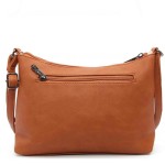 GALANTRY Brązowa torebka - listonoszka z zameczkami