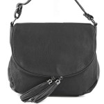 GALLANTRY Czarna Torebka z klapką  (id 826)