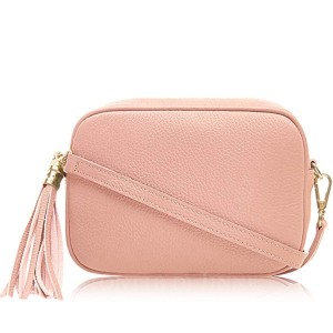 Vera Pelle skórzana listonoszka z frędzlem