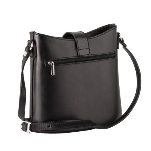 Vera Pelle Czarna  Listonoszka