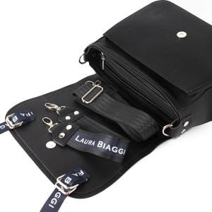 Torebka listonoszka z klapką Laura Biaggi