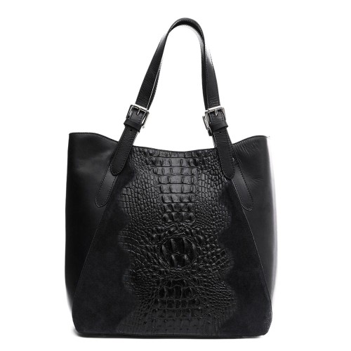 Torebka skóra krokodyla - Shopperbag