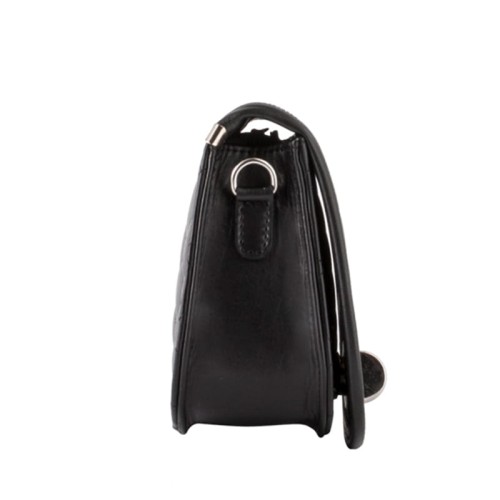 Pikowana Torebka skórzana Listonoszka 