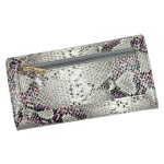 Portfel ze skóry Patrizia Piu - wężowa skóra tył