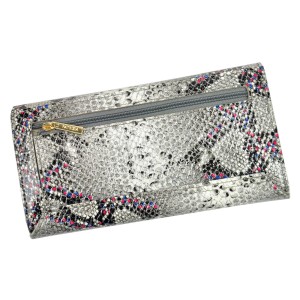 Portfel ze skóry Patrizia Piu - wężowa skóra tył