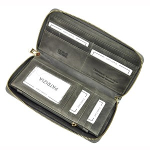 Portfel damski Patrizia Piu wężowa skóra - wnętrze