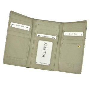 Damski portfel Patrizia Piu ze skóry- wnętrze