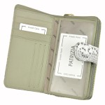 Pojemny portfel Patrizia Piu wężowa skóra - wnętrze