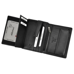 Portfel męski ze skóry Albatross RFID - wnętrze