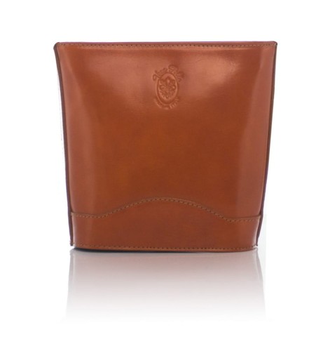 Vera Pelle Skórzana torebka - Listonoszka ruda