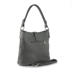 Klasyczna torebka worek ze skóry - tył