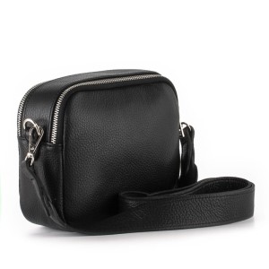 Czarna listonoszka na szerokim pasku - tył (przykładowe zdjęcie)