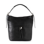 Włoska Skórzana Torebka - Czarny Worek