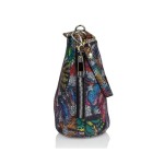  skórzana listonoszka w kolorowe motyle