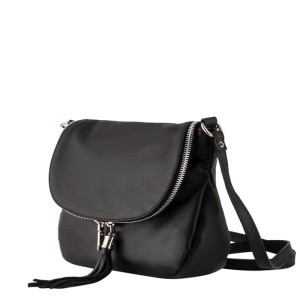 Skórzana torebka z klapką