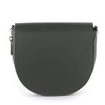 Skórzana Torebka Listonoszka Zielona