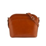 Vera Pelle ruda skórzana Listonoszka  (L 184)