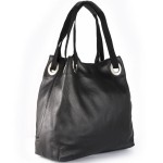 Vera Pelle -  Duża Skórzana Torebka - Worek