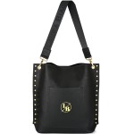 Torebka na ramię z ćwiekami Laura Biaggi eko skóra