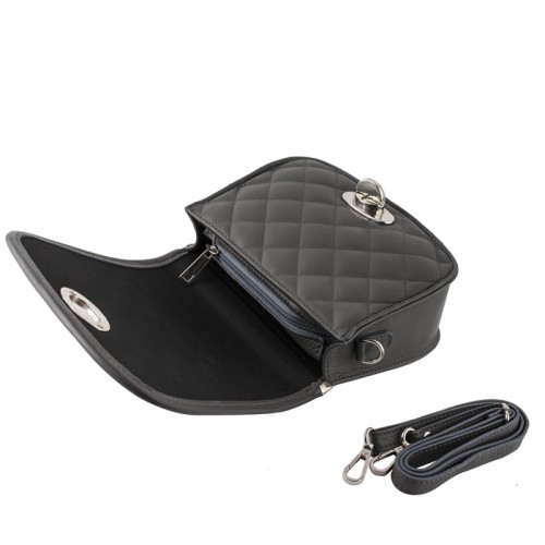  Pikowana Torebka skórzana Listonoszka chanelka