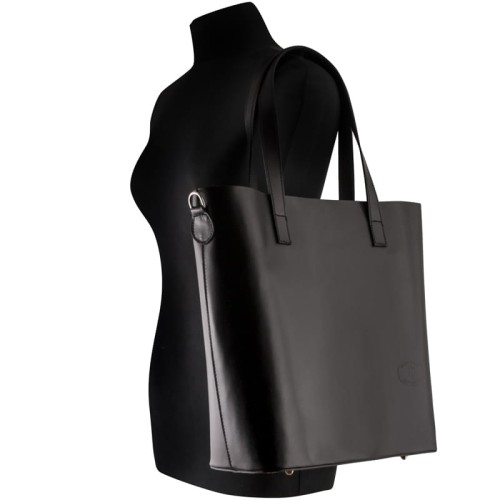 Vera Pelle Włoska torebka skórzana Shopper Bag