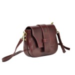 Torebka istonoszka z kapką  ze skóry