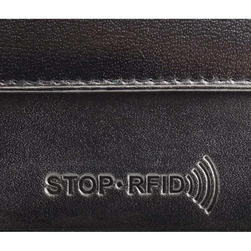 skórzany portfel męski z technologią rfid firmy Peterson
