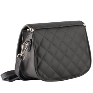 Pikowana Torebka skórzana Listonoszka 