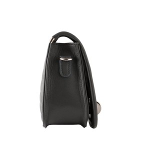 Pikowana skórzana Torebka - Listonoszka 