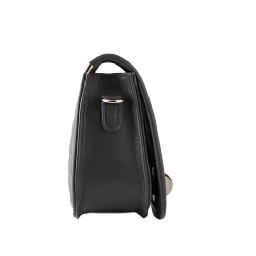 Pikowana skórzana Torebka - Listonoszka 